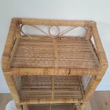 Rattan shelf/cabinet
