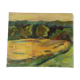 Oil on landscape canvas