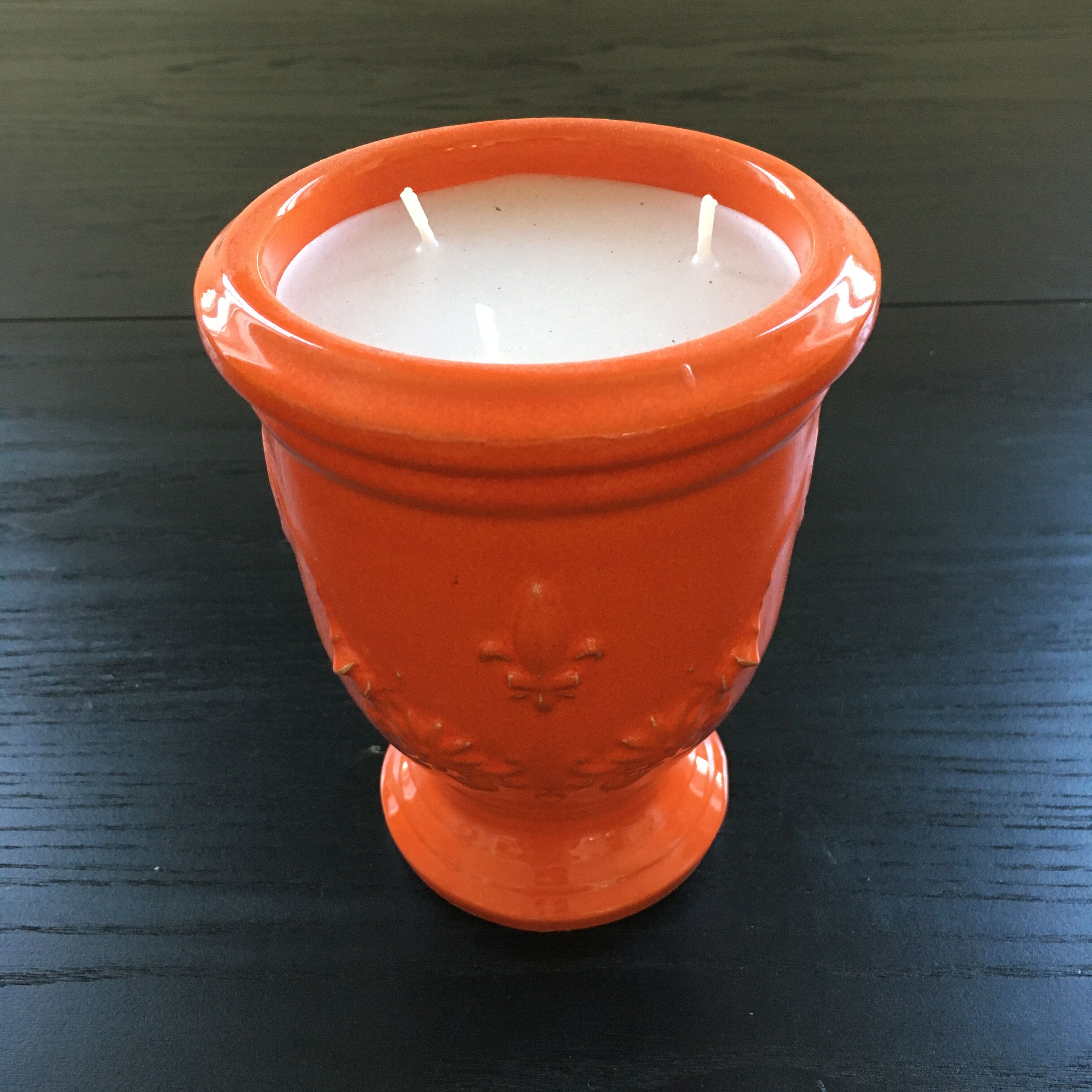 Orange Anduze vase