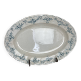 Plat oval 41 cm en faïence de Maastricht modèle Clara