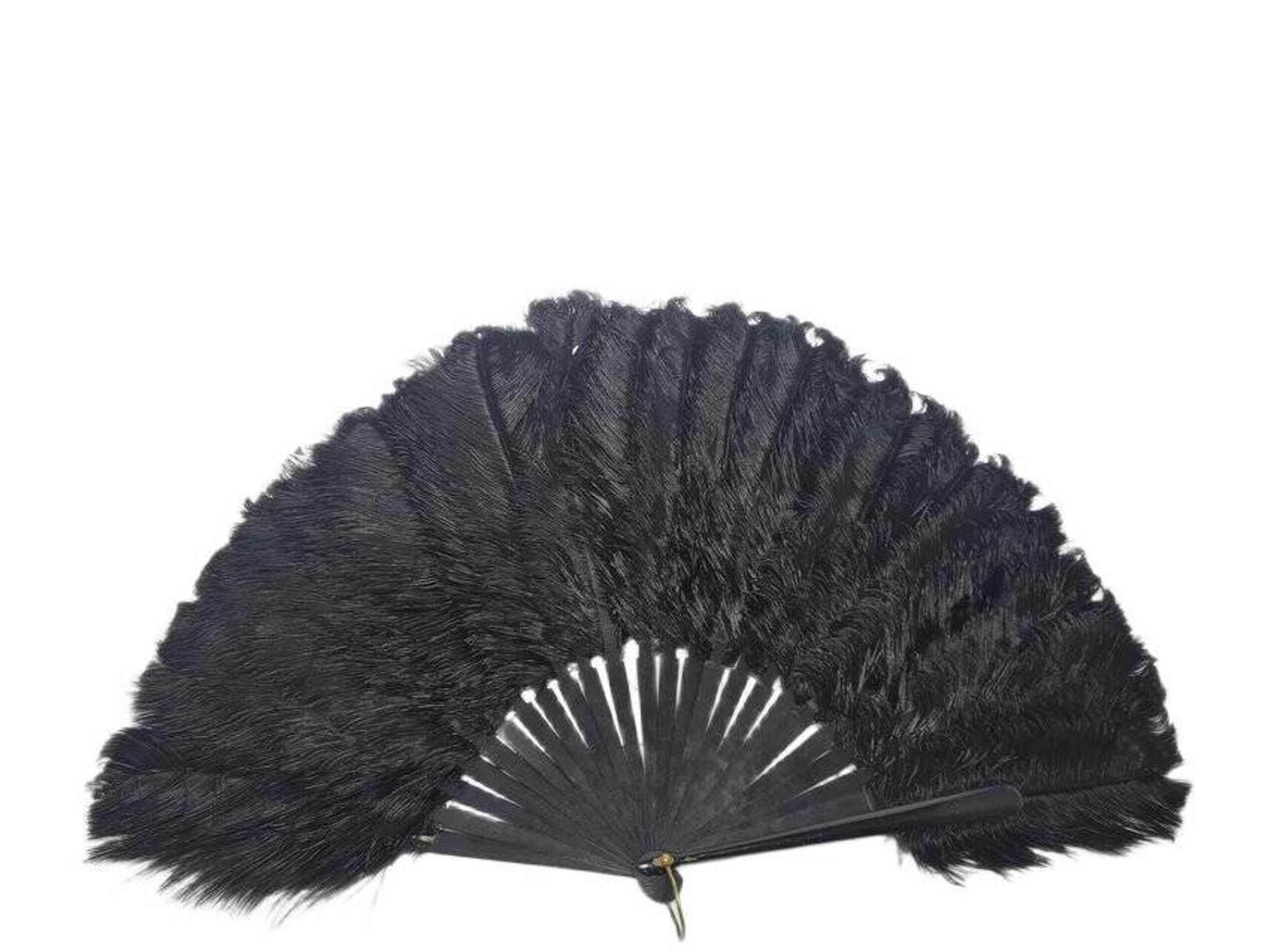 Art Deco Polish Austria feather fan, 1920s