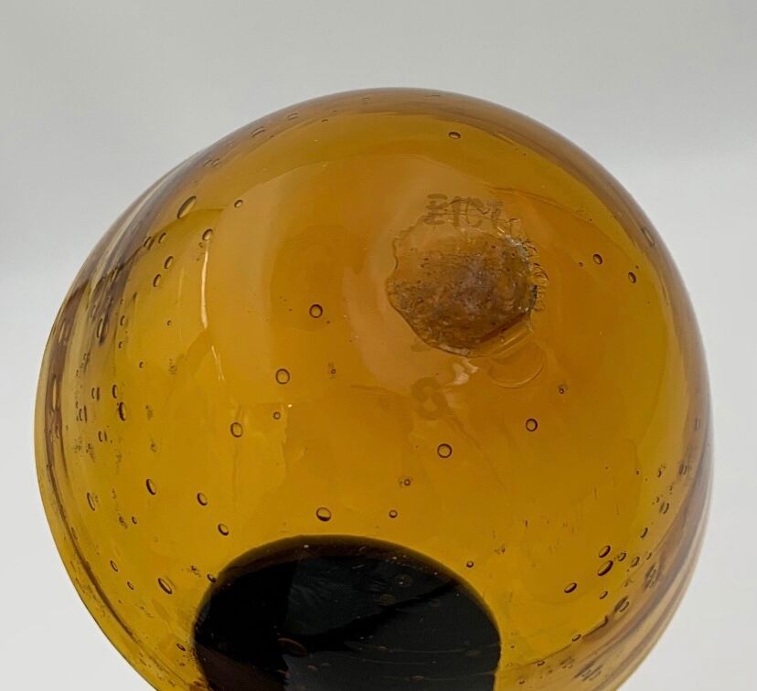 Vintage sangria, glass punch cut Biot, 1970s