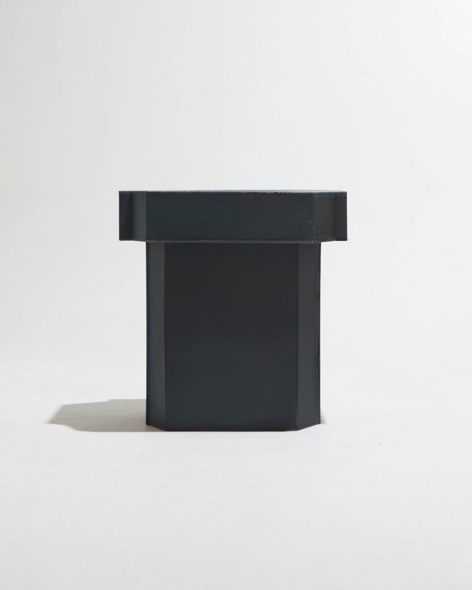 Funki raw steel stool