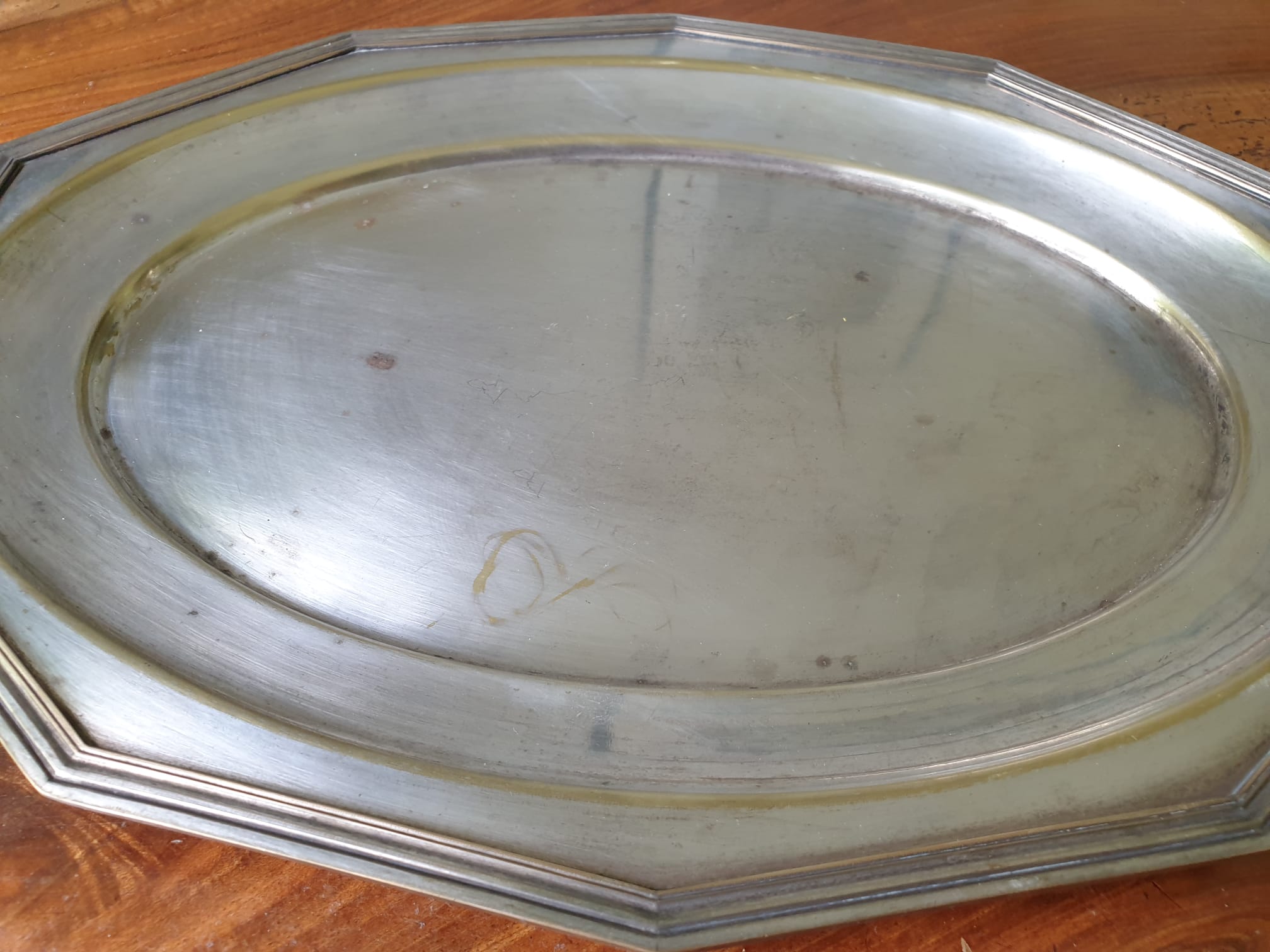 Plat ou plateau en argent
