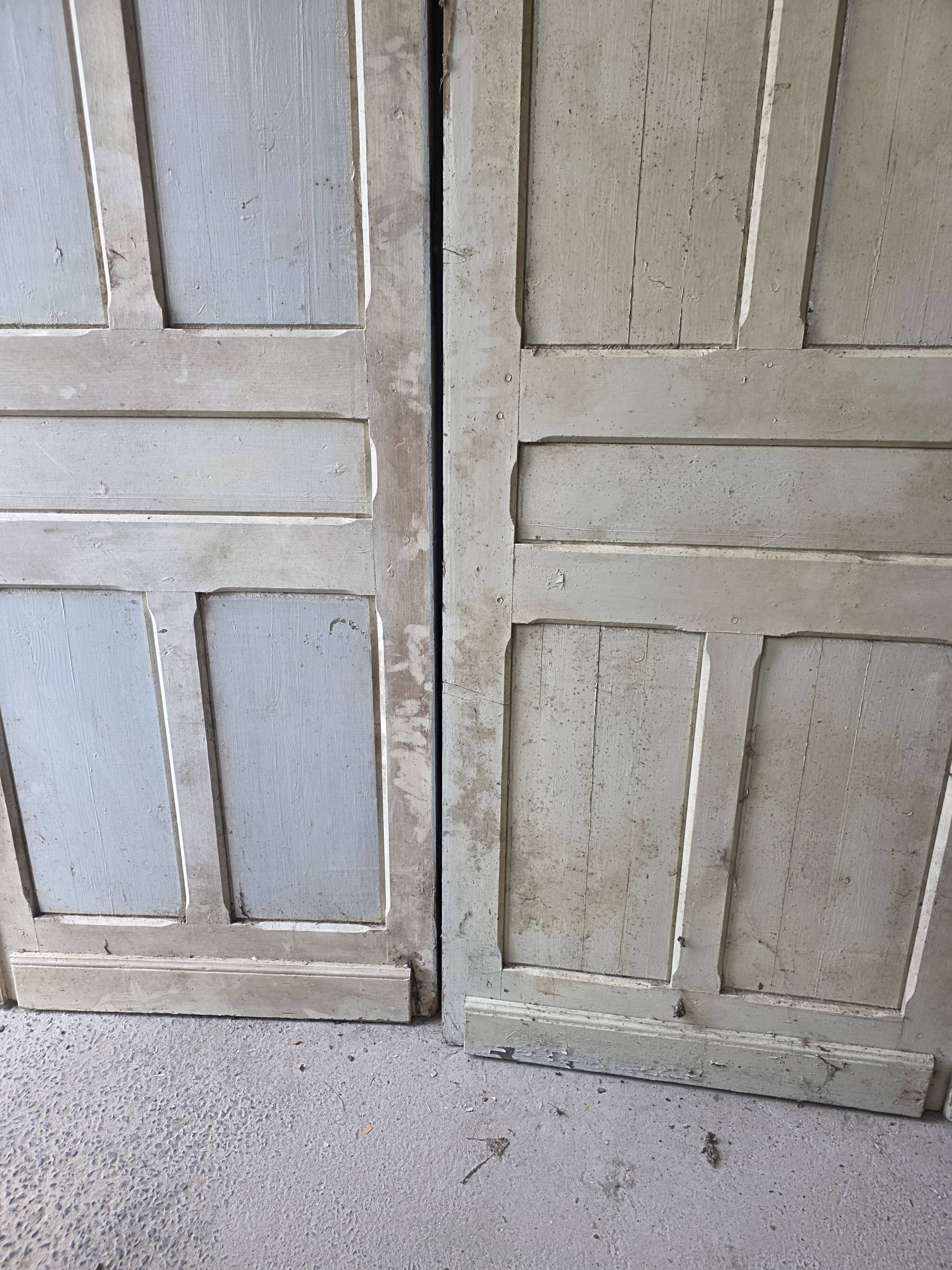 4 old partition doors