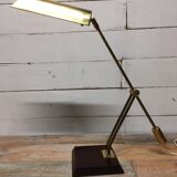 Brass and bakelite swing lamp 1980