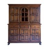 Sideboard in two parts L 163 x D 52 x 196, in solid oak