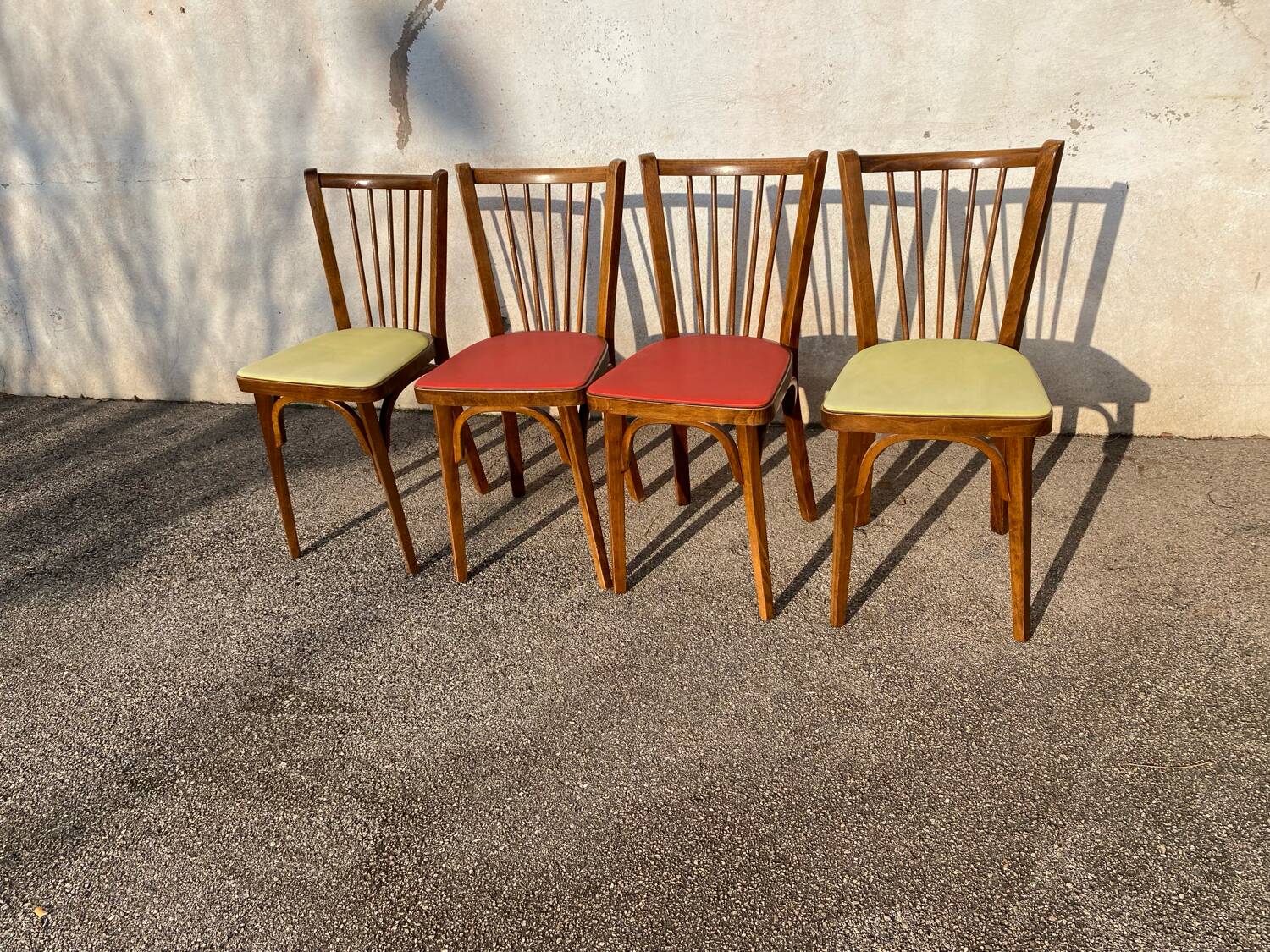 Set de 4 chaises baumann bistrot 153