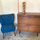 Two-door two-door vintage buffet two drawers
