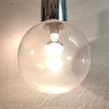 Globe 1970 blown glass bulb hanging