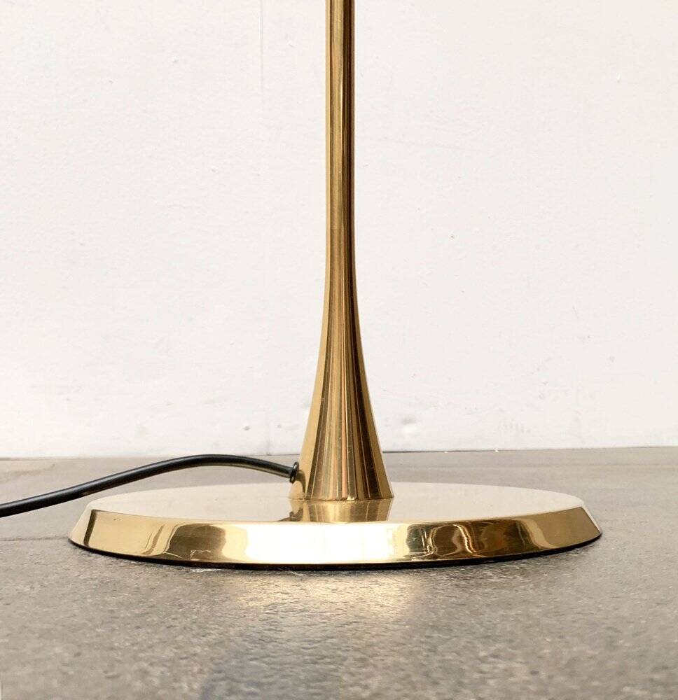 Lonea floor lamp in Hollywood Regency vintage style in brass by Florian Schulz.