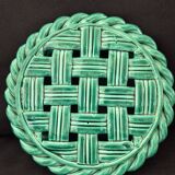 Varnished ceramic trivet Vallauris (A107-1)