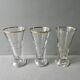 3 glasses with pastis, in Ricard, bistro, early twentieth century