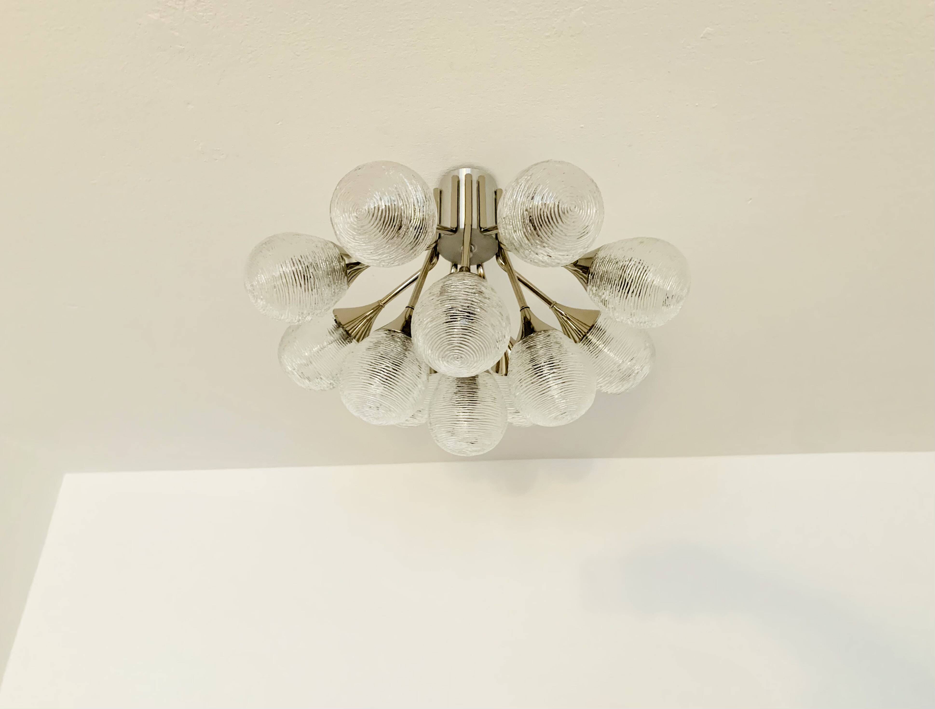 Sputnik Flush Chandelier