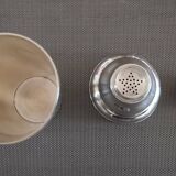 Art Deco silver metal shaker - Oscar Wiskemann - 1930s