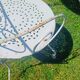 White wrought iron garden furniture
