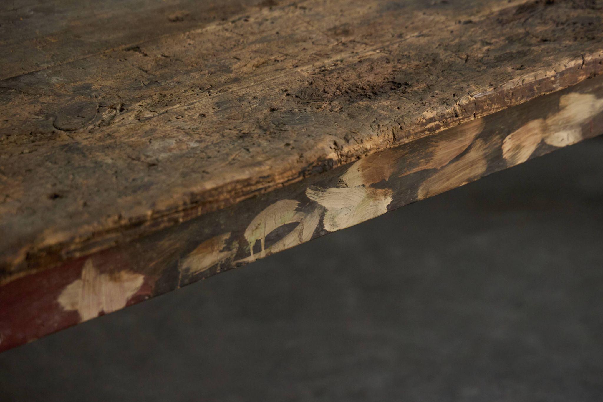 Table à manger rustique primitive, France, années 1900