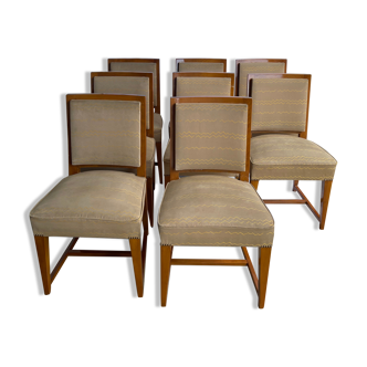 Neoclassical chairs from the 1940s in cherry