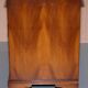 Burr Yew wood commode with leather top in Butler style