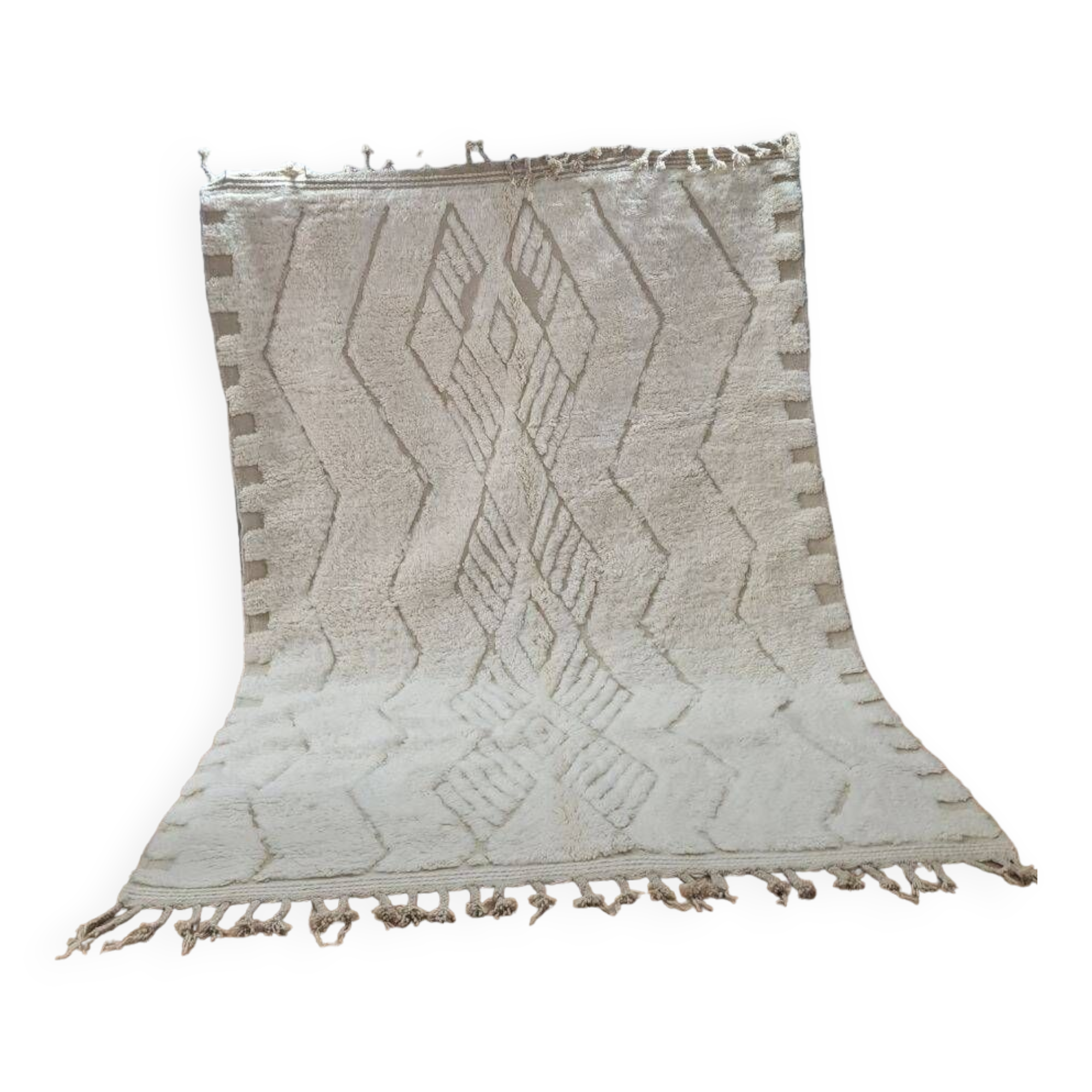 Handmade wool Berber rug 300X200 cm