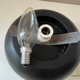 Vintage mushroom lamp, round globe, 1970s