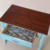 Small old wooden table