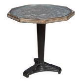 Vintage 20thc spanish embossed copper table by malart c.1930