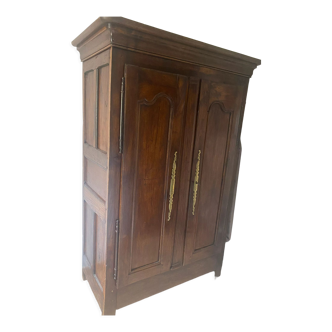 19th walnut cabinet