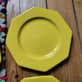 Set of 6 hexagonal plates Moulin des Loups