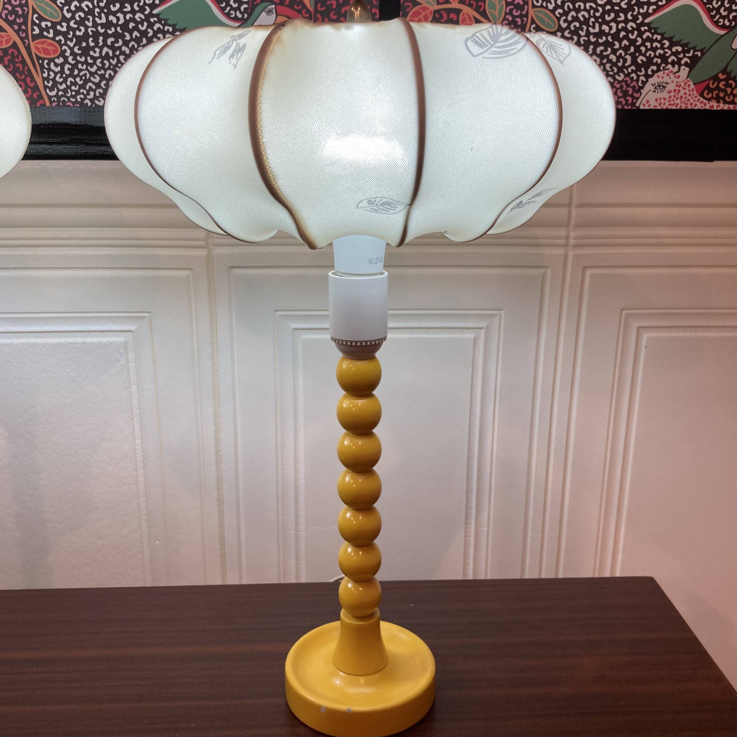 Pair of Scandinavian design lamps from the 1960s.