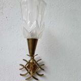 Pair of anée wall lamps 30/40 in bronze