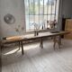 Brutalist popular art table XXL 3.5m/4m pine and oak