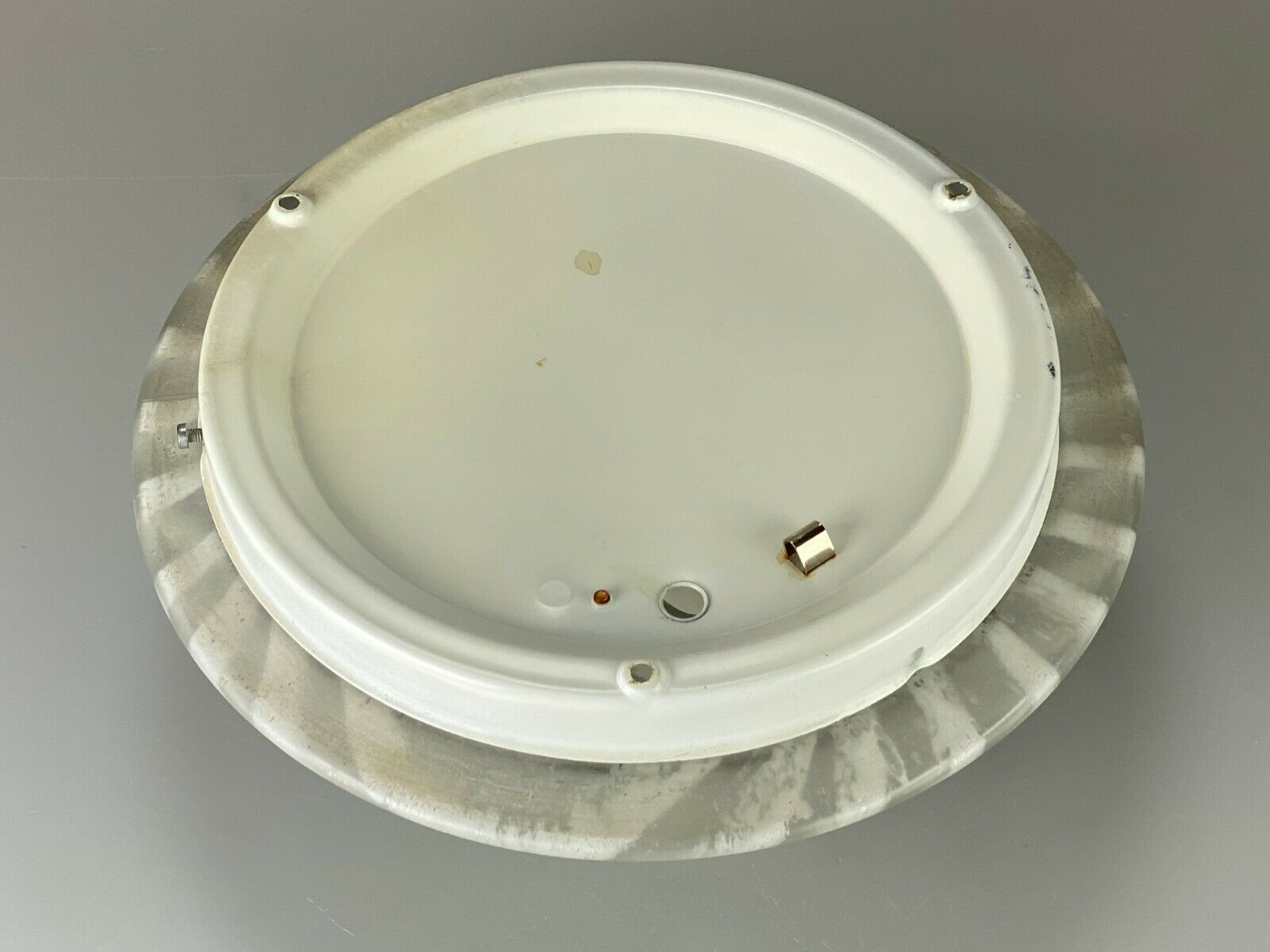 Plafoniere ceiling lamp glass space design lamp 70s