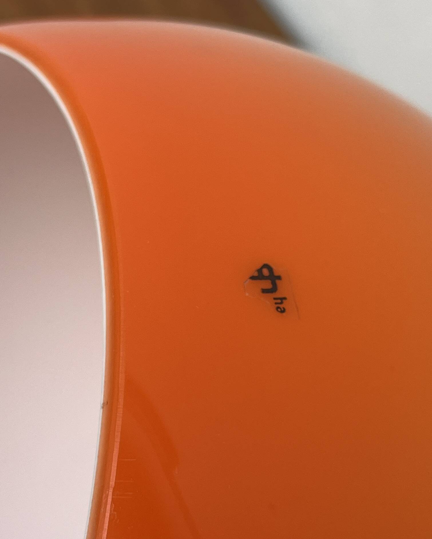 Suspended lamp Zurich Italian from the space age mid-century by Luigi Massoni for Guzzini.