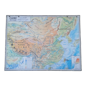 Ancienne carte MDI de - chine