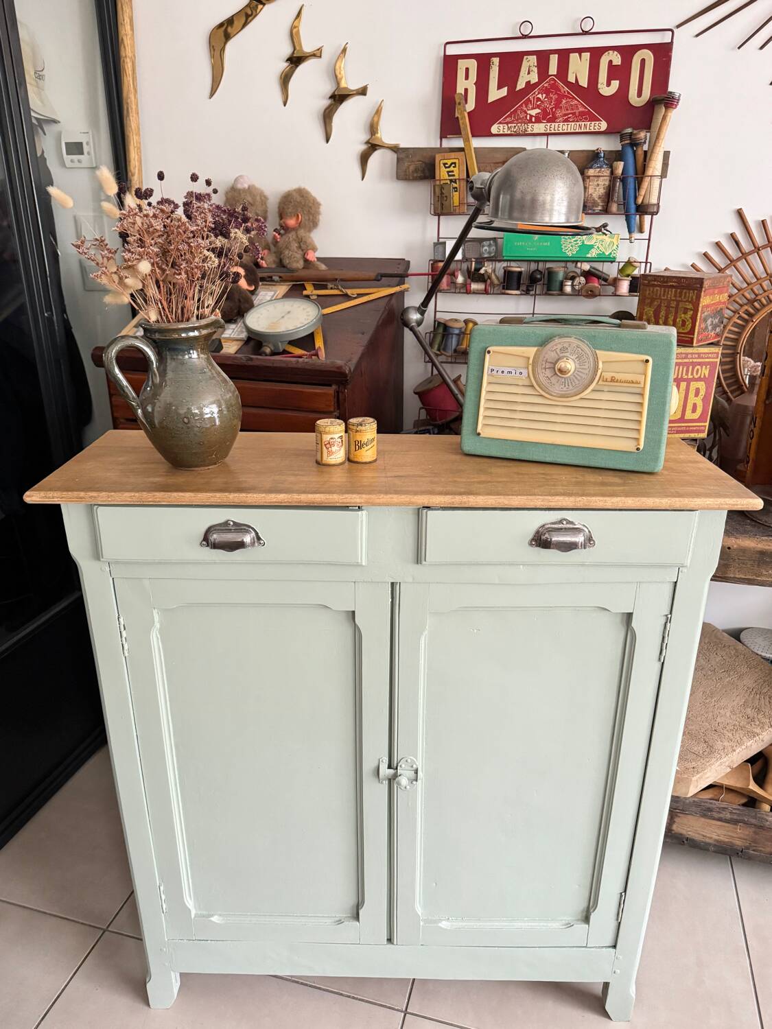 Vintage Parisian sideboard