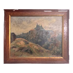 Huile sur toile - albert