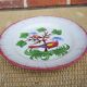 Old decorative ceramic plate: 2 birds in the tree