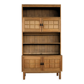 brutalist bookcase | wall cabinet | oak | 60s | Danish (2)