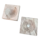 Palissandro marble ashtrays, 1980s, set of 2