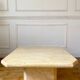 Table basse carrée en travertin 70cm x 70cm
