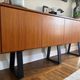 Vintage teak sideboard – Scandinavian style from the 60s/70s – 230 cm