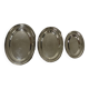 Set of 3 Walker & Hall Sheffield silver plated dishes 1930