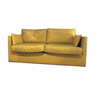 Tecno 6 yellow skai sofa