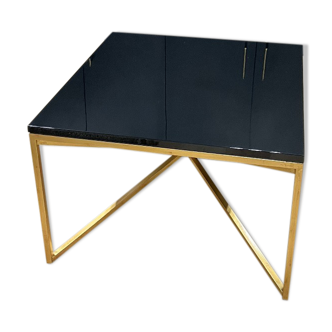 Black lacquered coffee table Decca