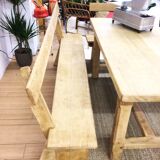 Farm table and 3 benches