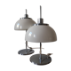 Paire de lampes de table champignon par Harvey Guzzini, 1970