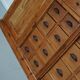 Large Antique German Pine Apothecary Cabinet / Vitrine early 20th Century