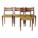 Set of 4 Vintage Teak Dining Chairs by Habeo, Germany – 1960s Mid-Century