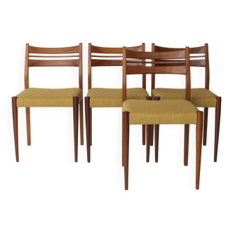Set of 4 Vintage Teak Dining Chairs by Habeo, Germany – 1960s Mid-Century
